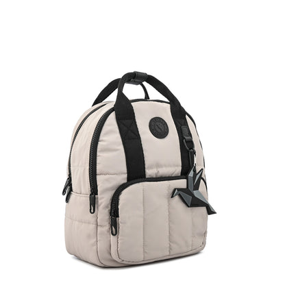 Mochila mediana florence gris claro