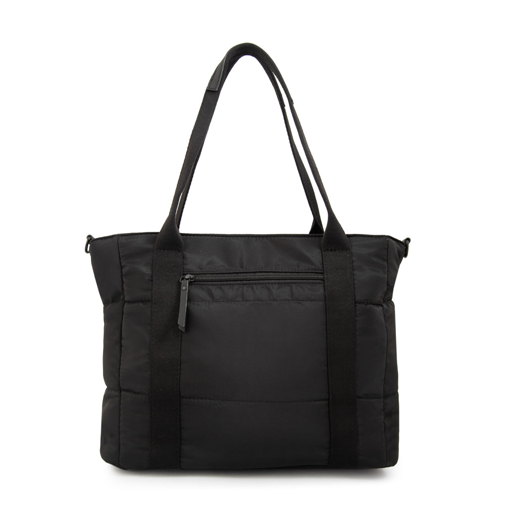 Cartera tote porta notebook florence mediana negro