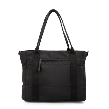 Cartera tote porta notebook florence mediana negro