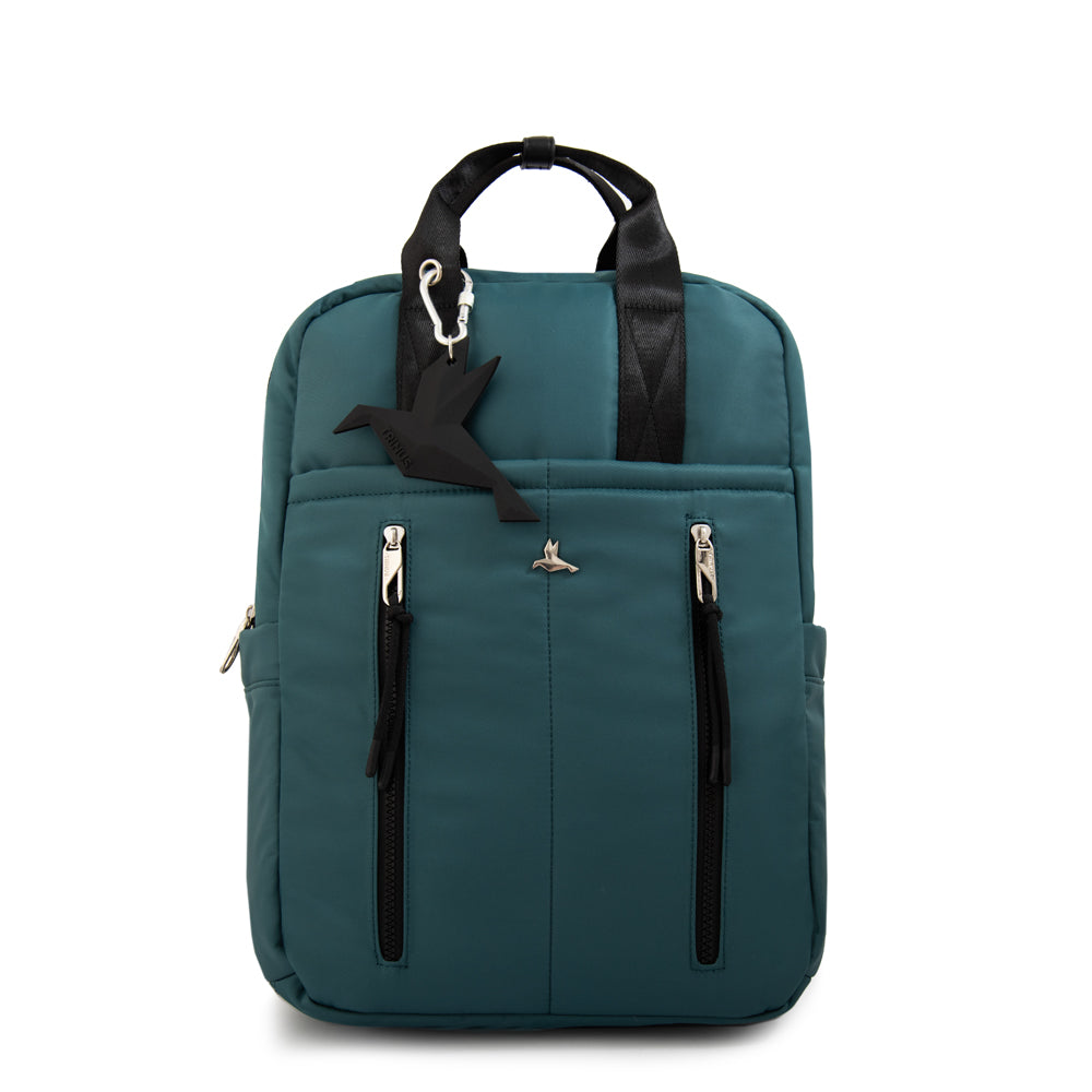Mochila porta notebook juliana grande petroleo oscuro