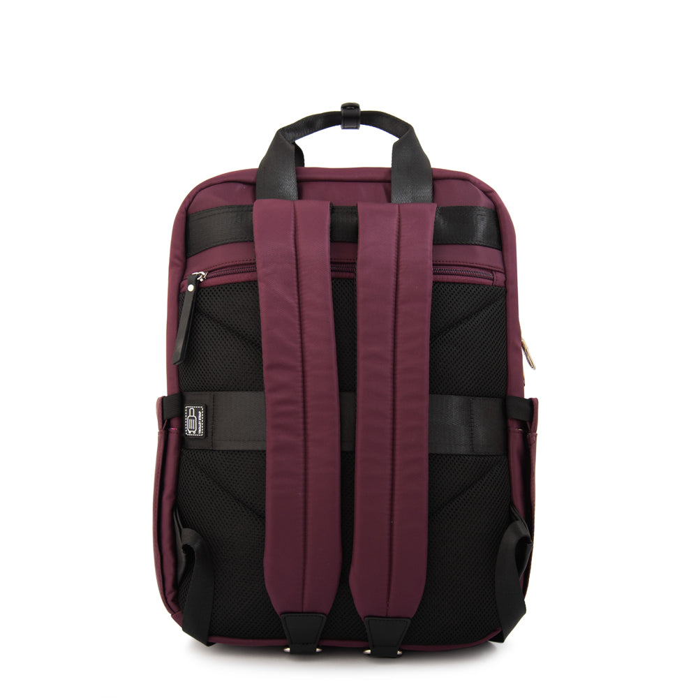 Mochila porta notebook juliana grande burdeo