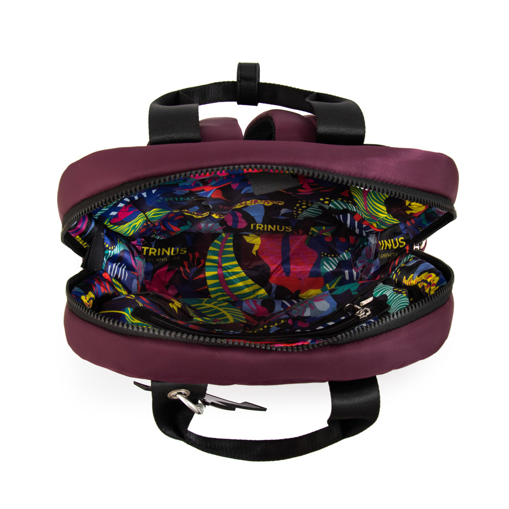 Mochila porta notebook juliana grande burdeo