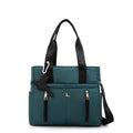 Cartera tote juliana grande petroleo oscuro