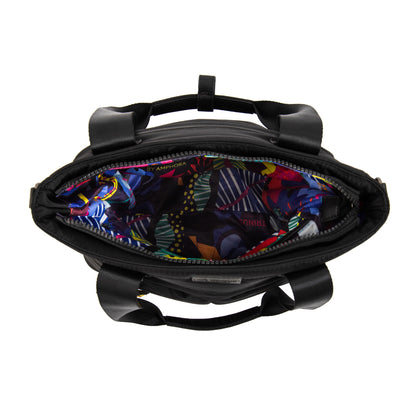 Cartera tote shopping tiana mediana negro