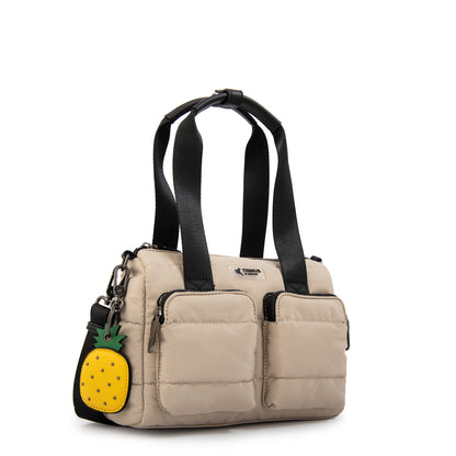 Cartera tote tiana pequeña beige