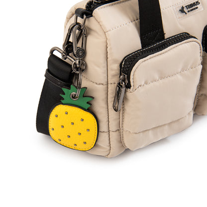 Cartera tote tiana pequeña beige