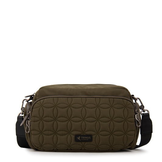 Cartera Bandolera sahara pequeña verde oliva
