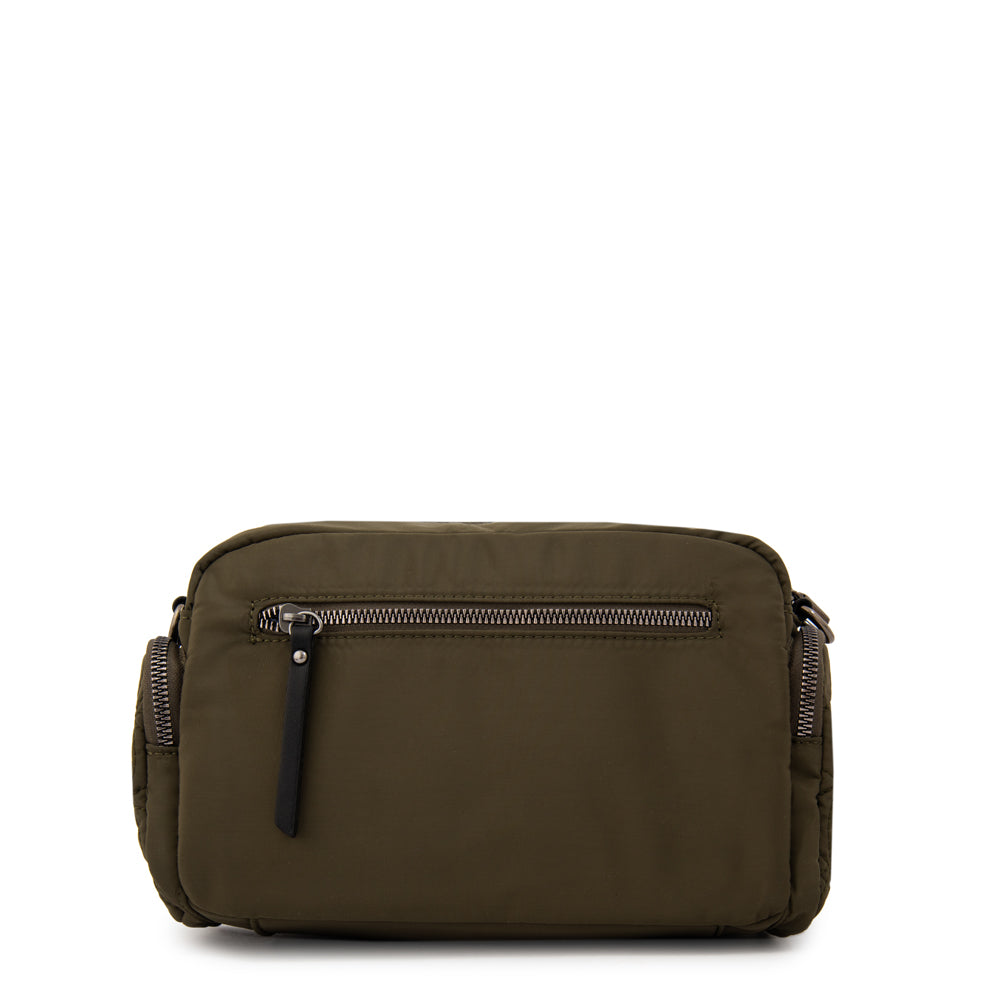 Cartera bandolera sahara pequeña verde oliva