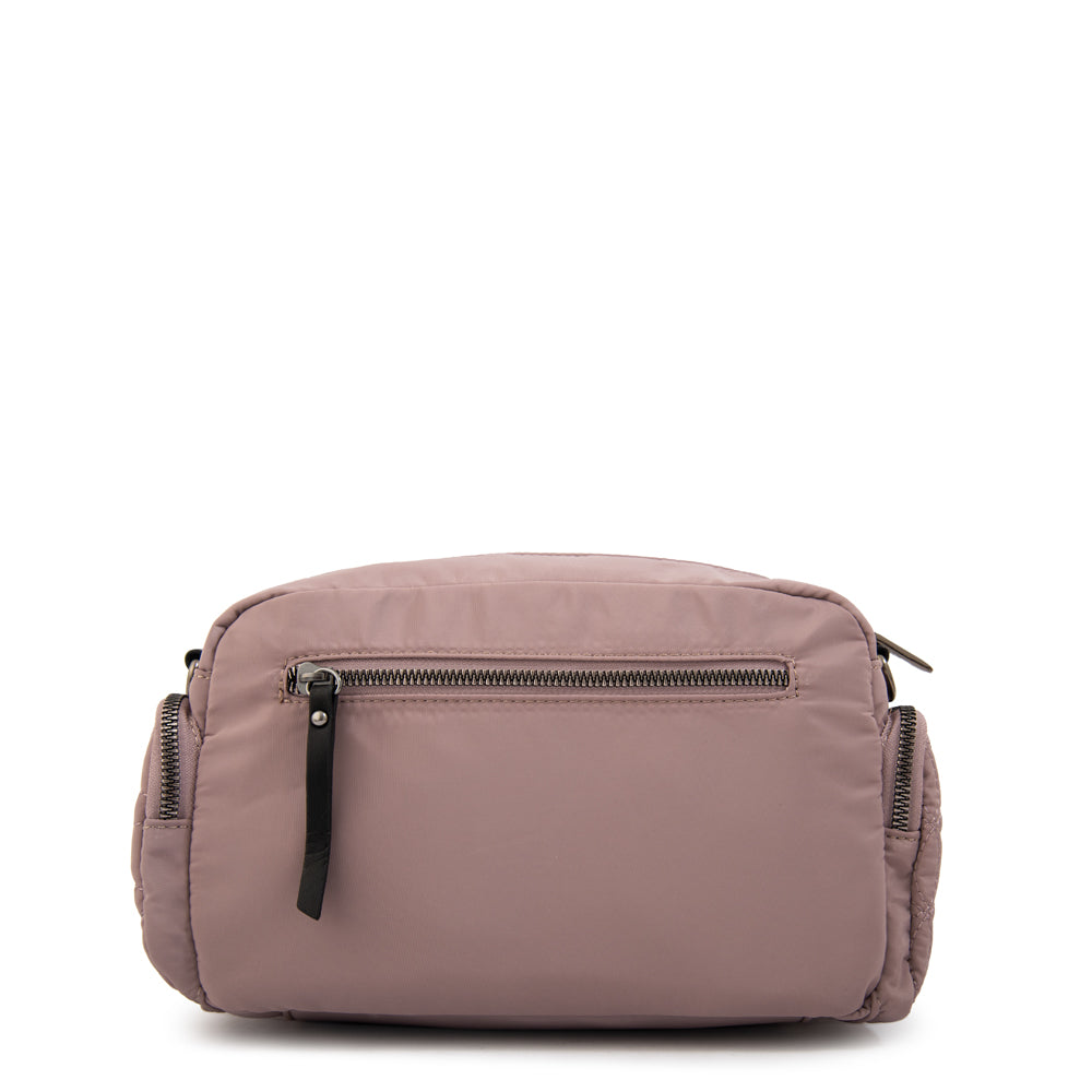 Cartera bandolera sahara pequeña rosa viejo