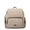 Mochila con tapa sahara pequeña blanco crudo