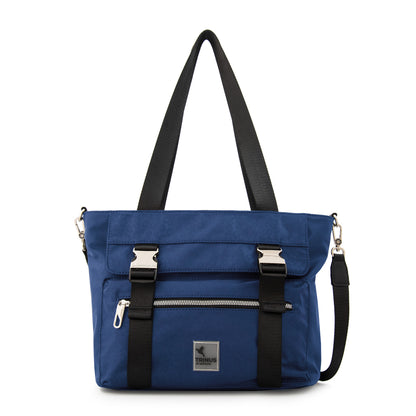 Cartera tote college grande azul