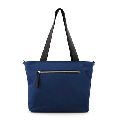 Cartera tote college grande azul