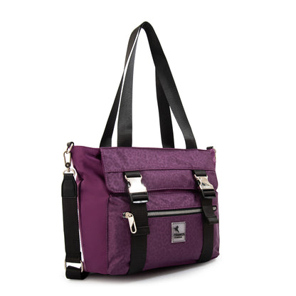 Cartera tote college grande morado