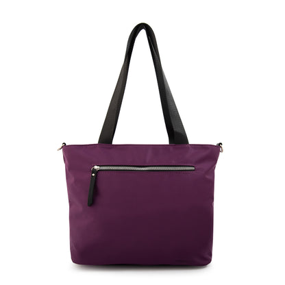 Cartera tote college grande morado