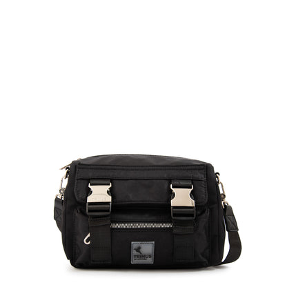 Cartera bandolera college pequeña negro