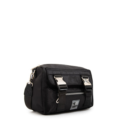 Cartera bandolera college pequeña negro