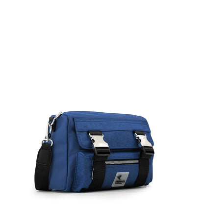 Cartera bandolera college pequeña azul