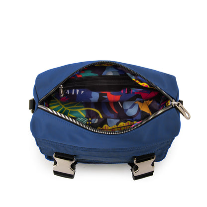 Cartera bandolera college pequeña azul