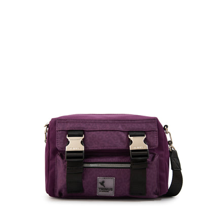 Cartera bandolera college pequeña morado