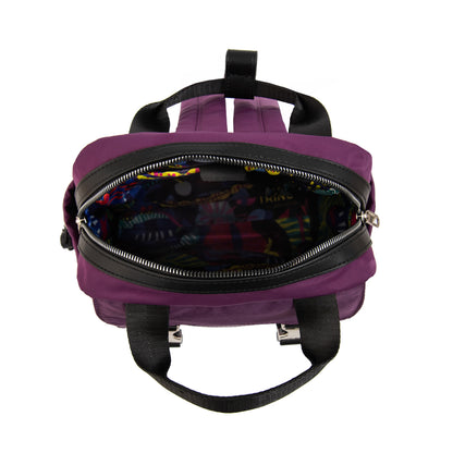 Mochila Porta Notebook college grande morado