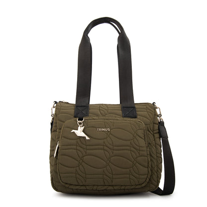 Cartera tote ivanca grande verde oliva
