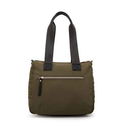 Cartera tote ivanca grande verde oliva