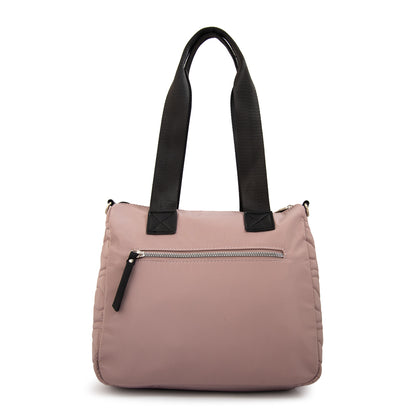 Cartera tote ivanca grande rosa viejo