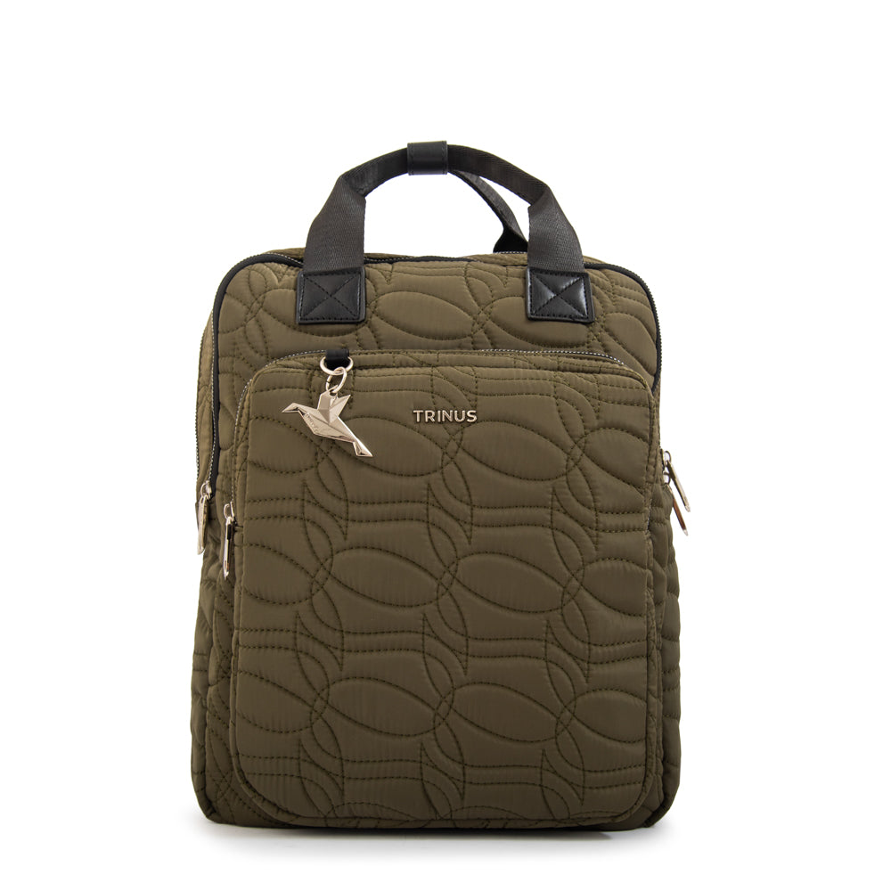 Mochila porta notebook ivanca grande verde oliva