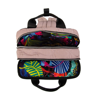 Mochila porta notebook ivanca grande rosa viejo