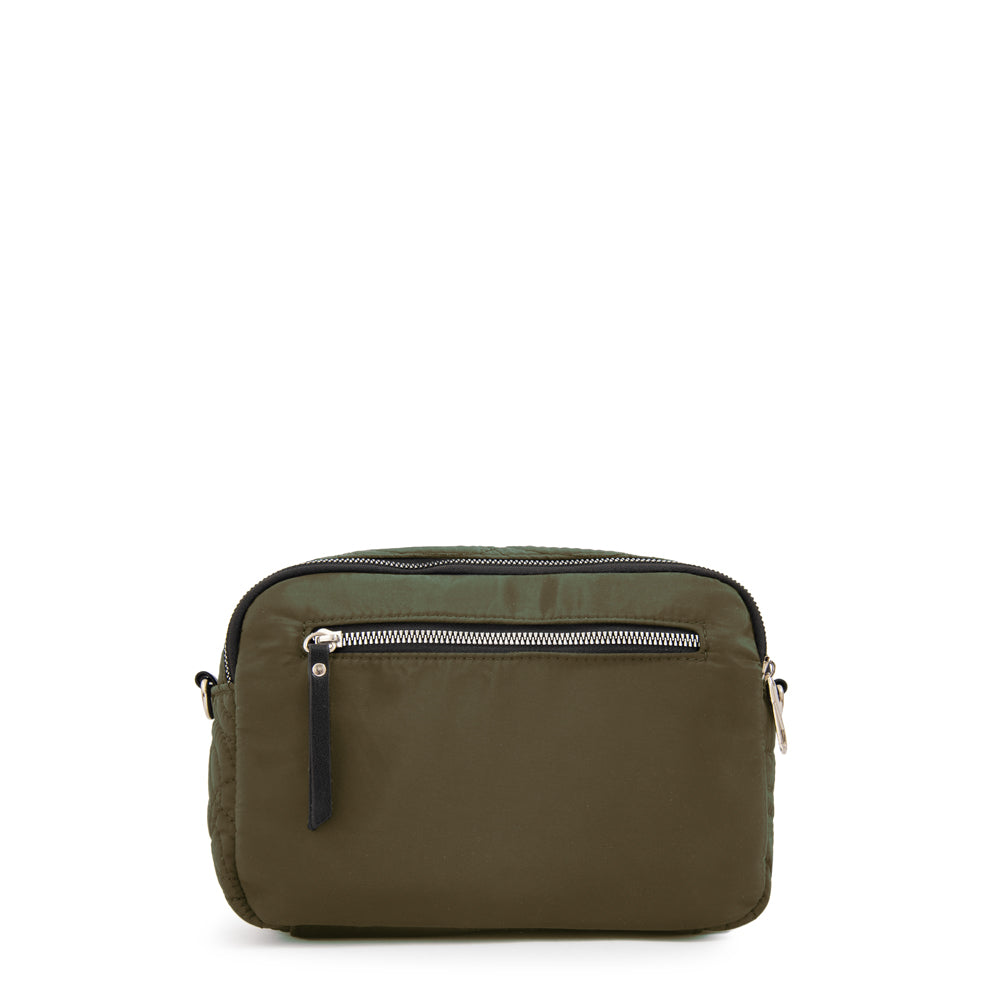 Cartera bandolera ivanca pequeña verde oliva