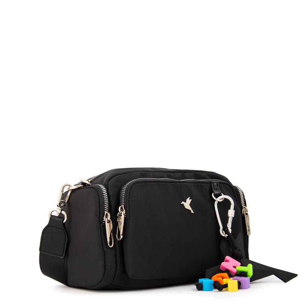 Cartera bandolera melania mediana negro