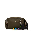 Cartera bandolera melania mediana verde oliva
