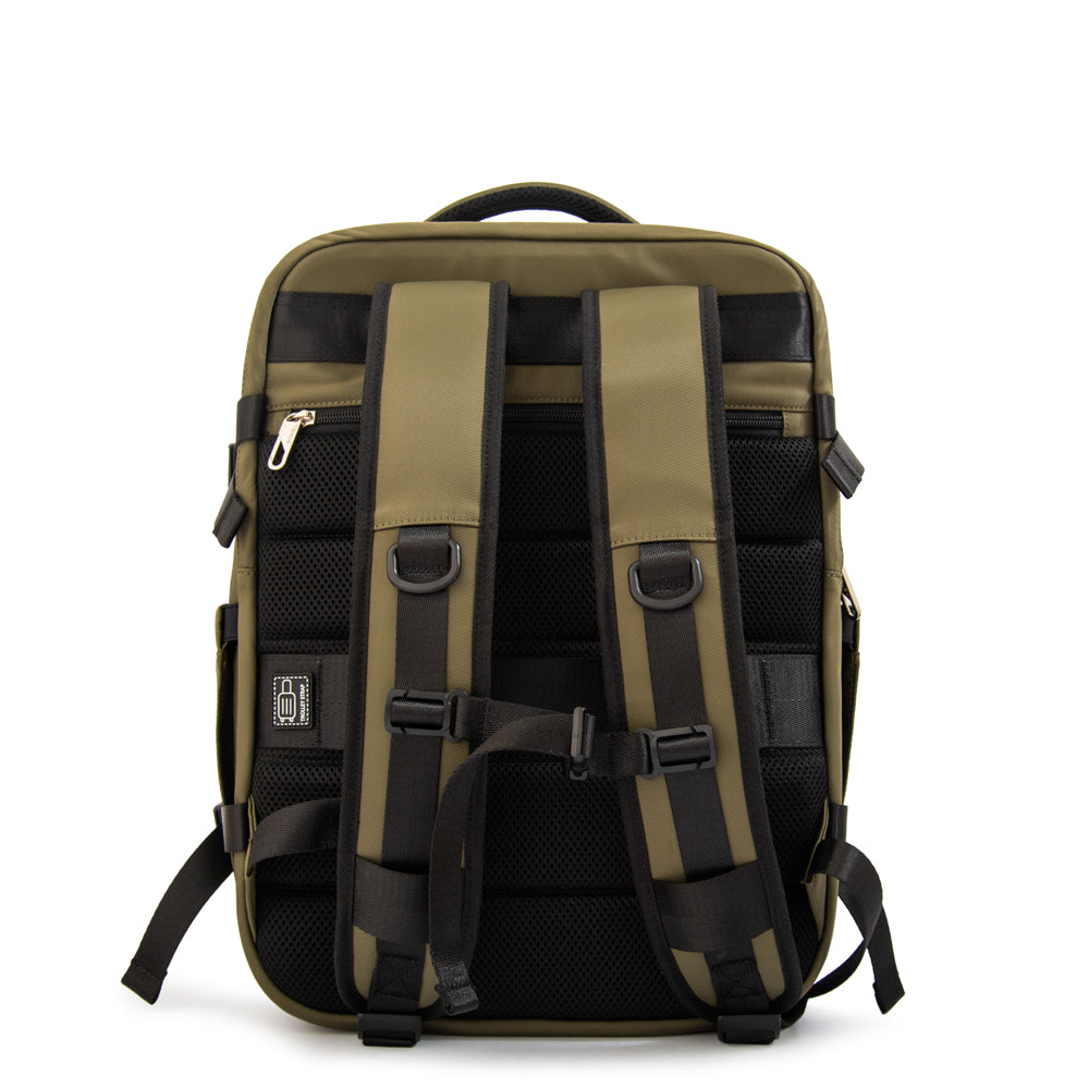 Mochila travel college verde oliva