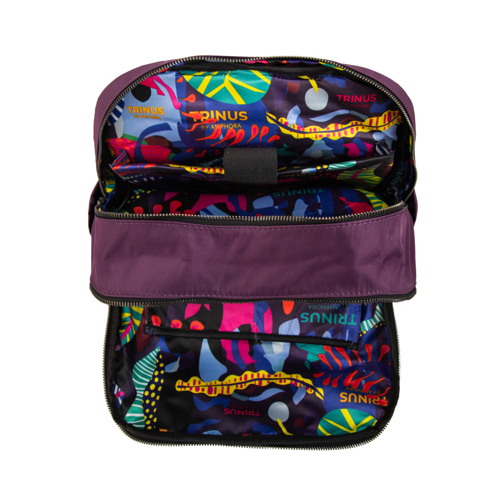 Mochila porta notebook college grande morado