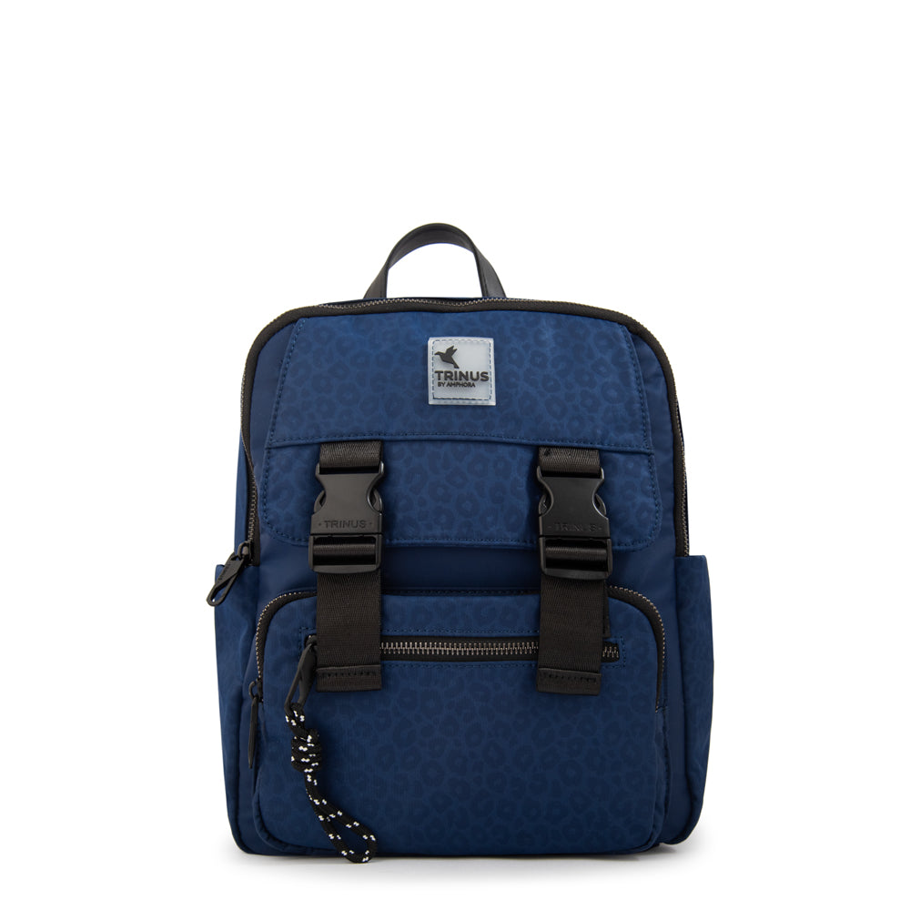 Mochila college mediana azul