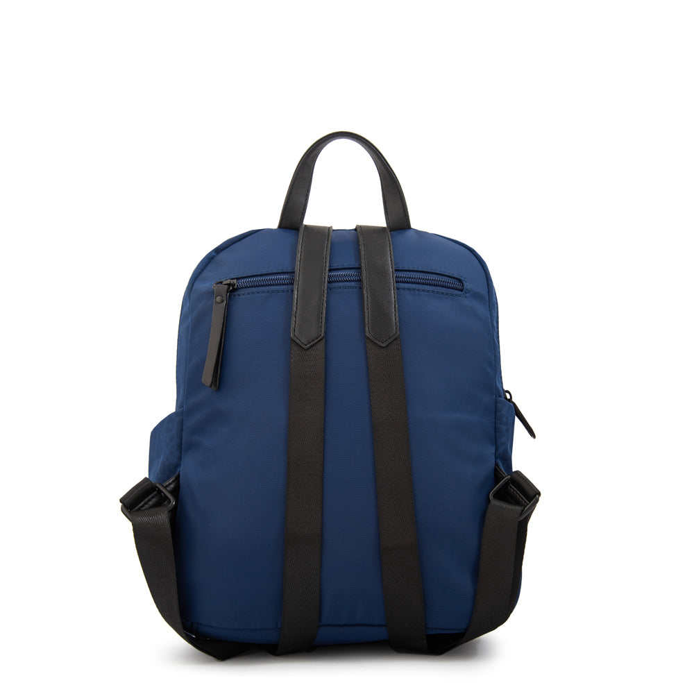 Mochila college mediana azul
