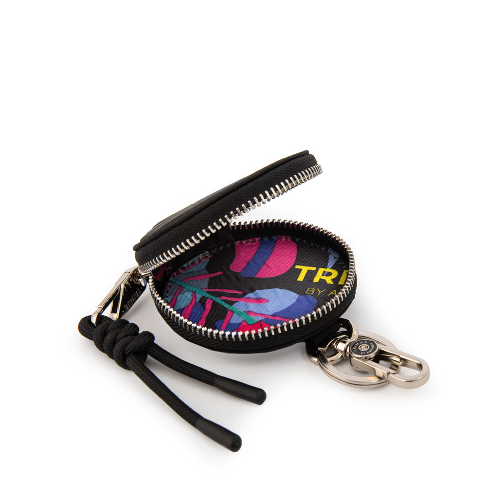 Llavero monedero tiara negro