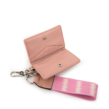 Llavero tarjetero briana rosa viejo