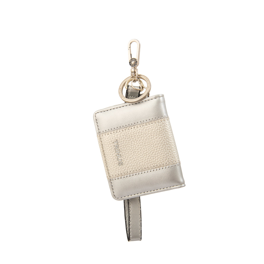 Hanging tarjetero krista pequeña plateado