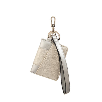 Hanging tarjetero krista pequeña plateado