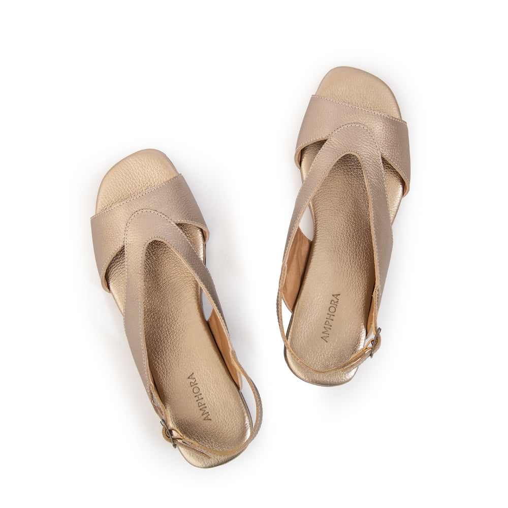 Sandalia ami plateado