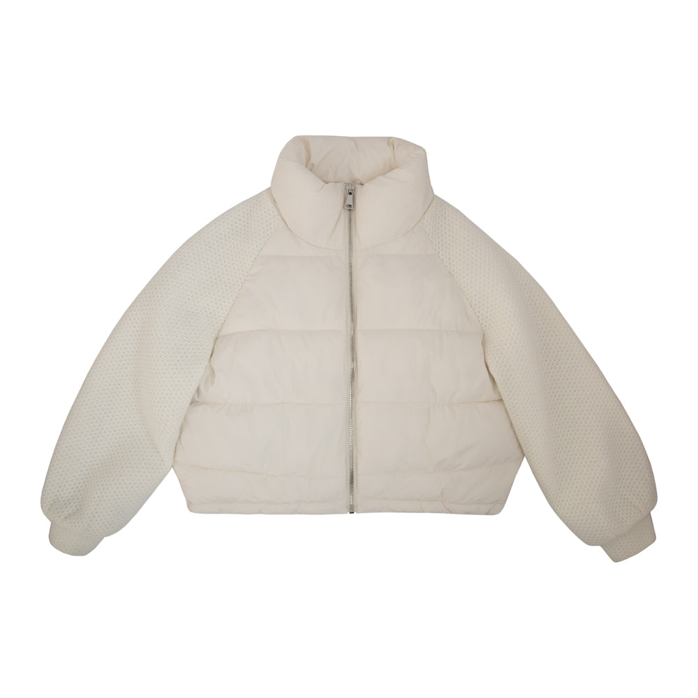 Parka puffy anika blanco crudo