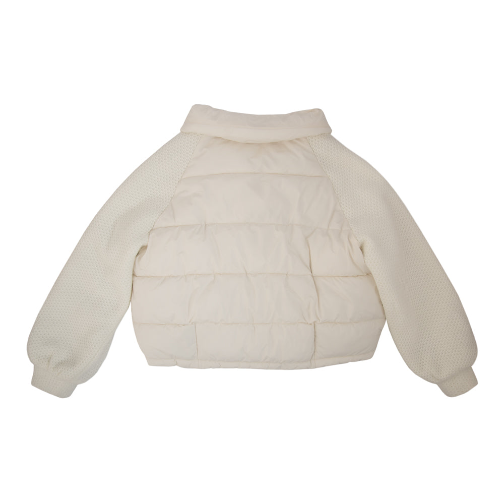 Parka puffy anika blanco crudo