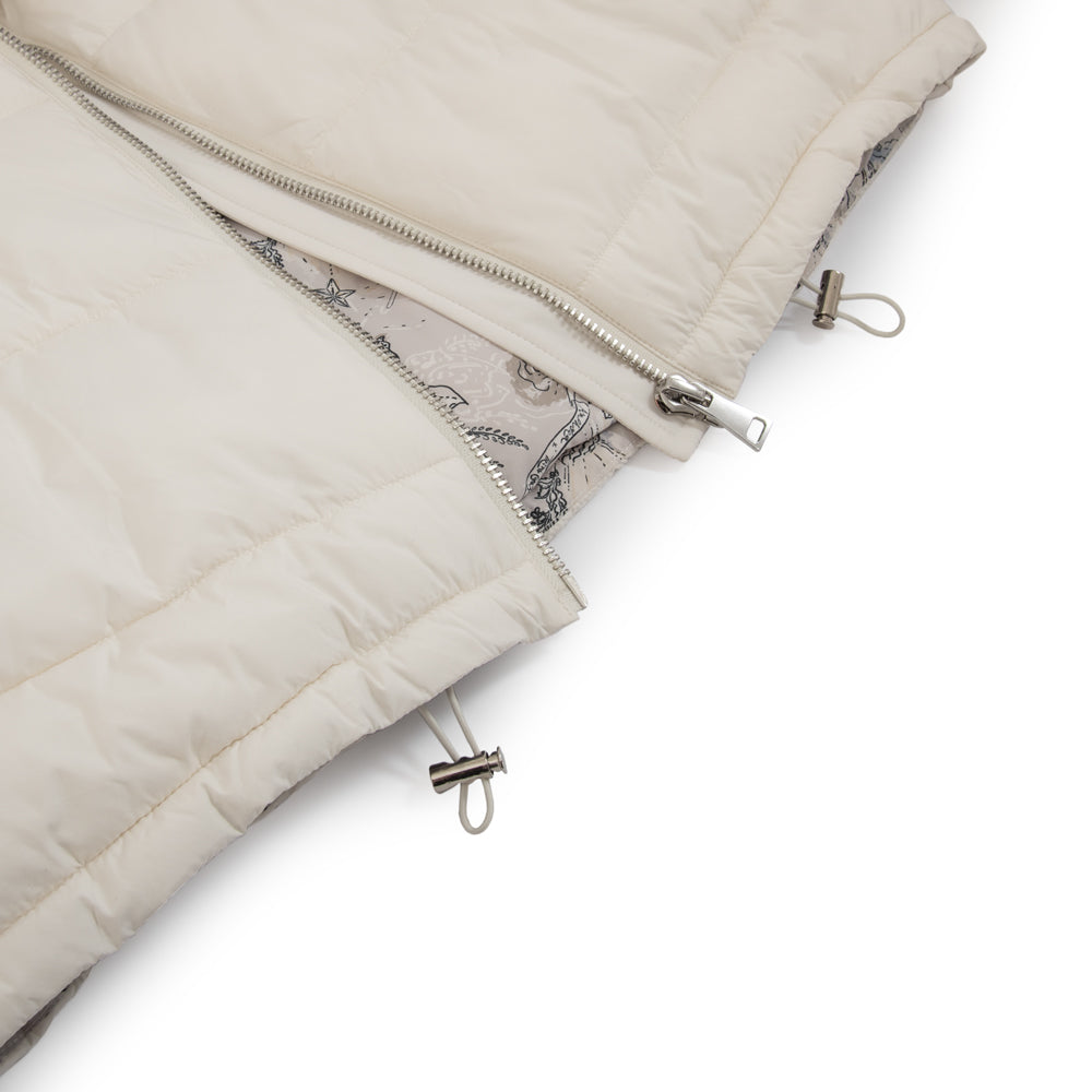 Parka puffy anika blanco crudo