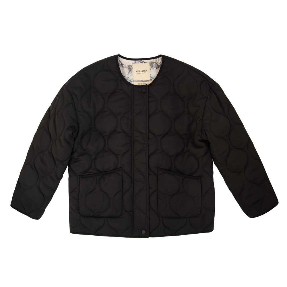 Chaqueta acolchada atenas negro