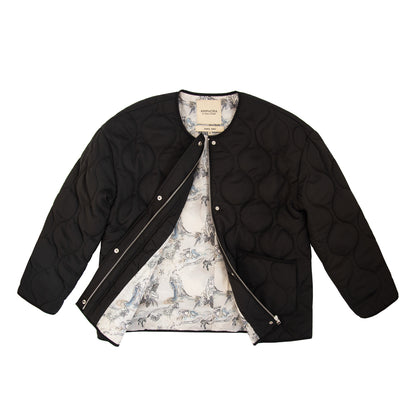 Chaqueta acolchada atenas negro