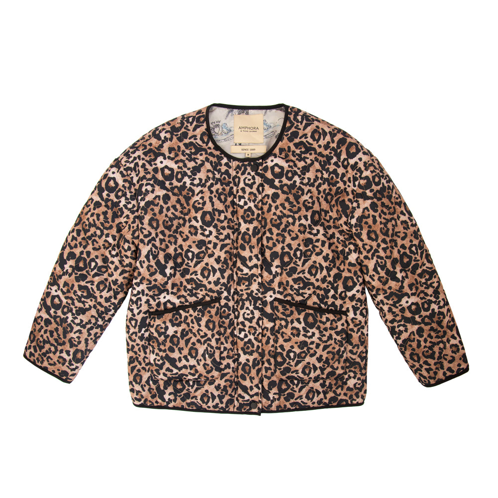 Jacket puffy soft atenas animal print