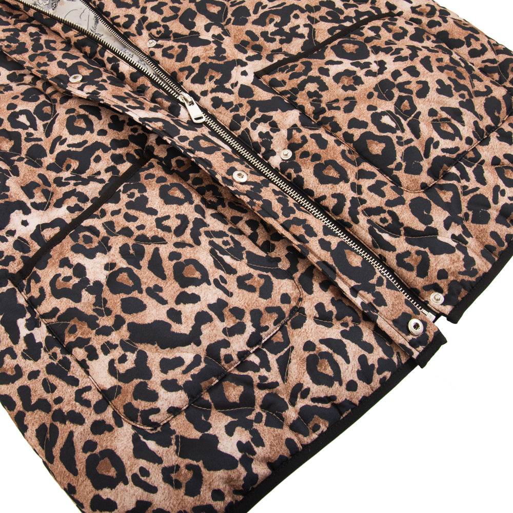 Jacket puffy soft atenas animal print