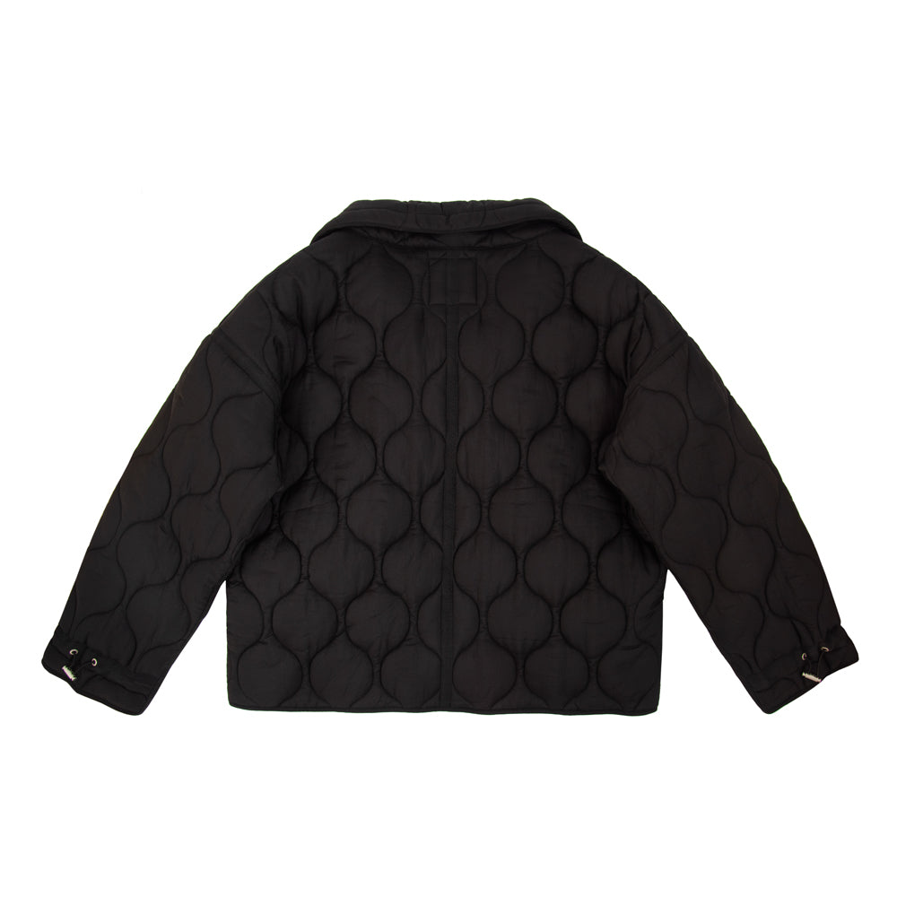 Jacket puffy soft bruselas negro