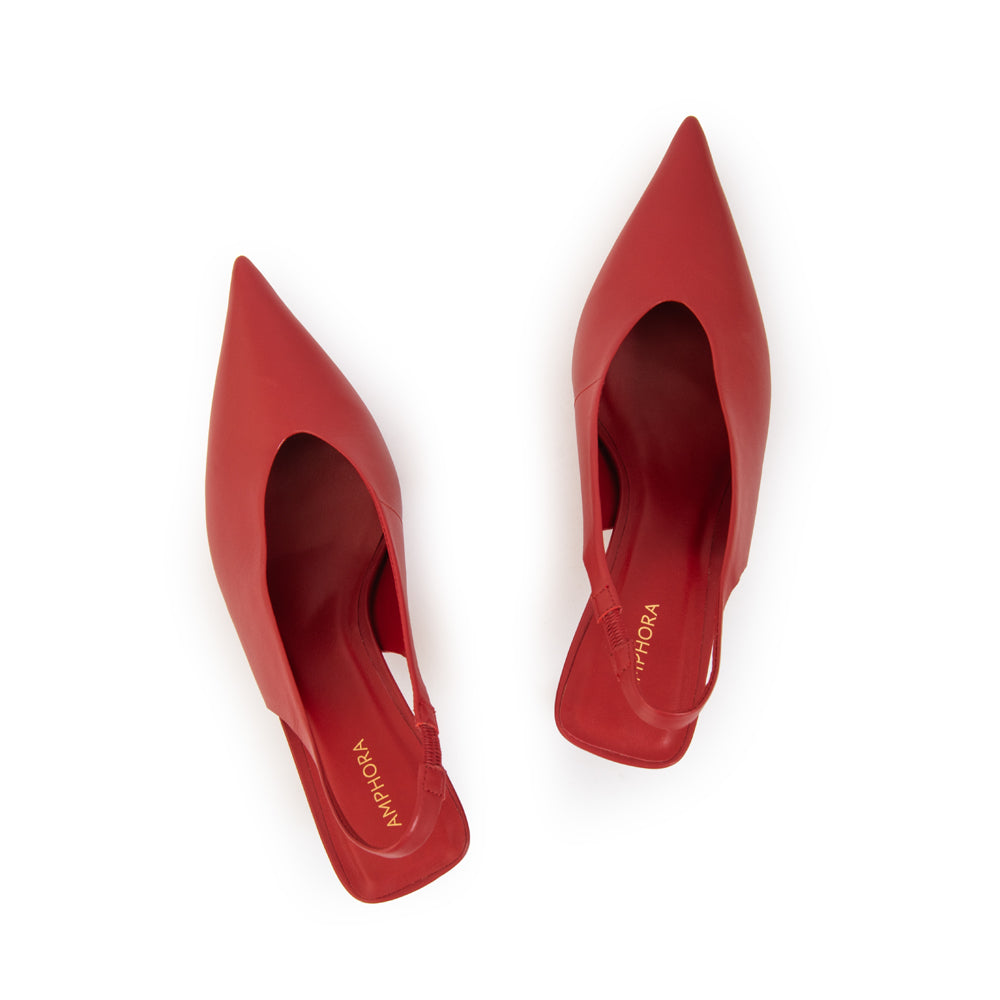 Zapato catalina rojo